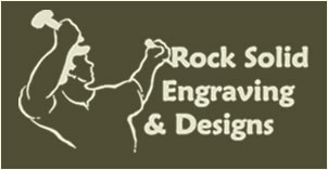Rock Solid Designs & Engraving Logo